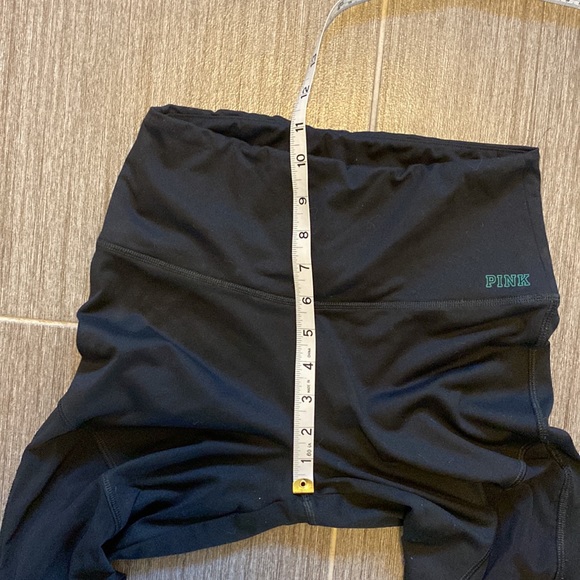 PINK Victorias Secret Black Leggings MSU Michigan State University Small… - Picture 5 of 10